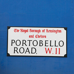 London Street Sign, Portobello Road