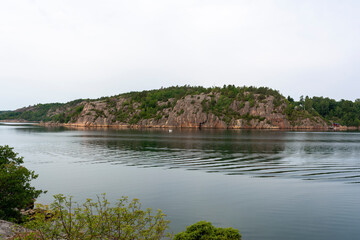 Fototapeta na wymiar Summer Fjord in Sweden