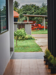 entrance to the house