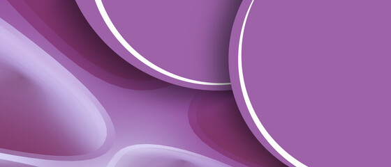 Abstract Background. Modern Geometric Shapes and minimalistic artwork poster on Purple, business presentation, branding package, Copy space, inspiration -3d Rendering