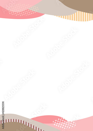 北欧風のフレームイラスト素材 Poster Posters Kano Ikuko