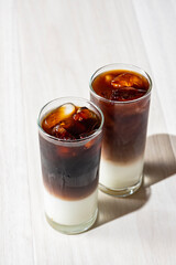 アイスコーヒー　カフェラテ　カフェオレ