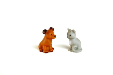 Children's toys. animals on a white background. A toy for babies and toddlers to joyfully learn mechanical skills