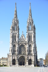 Fototapeta na wymiar Saint Peter and Saint Paul cathedral Ostend Belgium