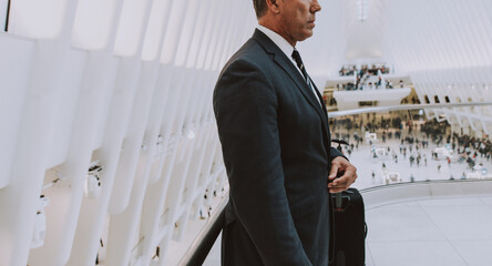 Successful business man in New york city, portraits and lifestyle