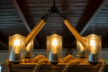 Led Filament rustic bulb yellow
