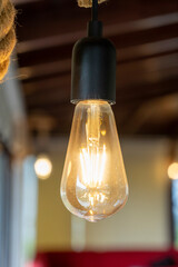 Led Filament rustic bulb yellow