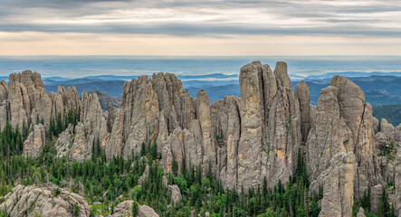 Cathedral Spires in the Black Hills of Custer State Park South Dakota - hike from the Needles Scenic Highway