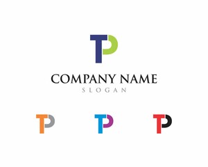Letters T and P Logo Vector 001