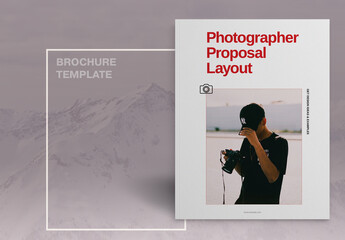 Photographer Proposal Brochure Layout