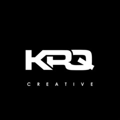 KRQ Letter Initial Logo Design Template Vector Illustration