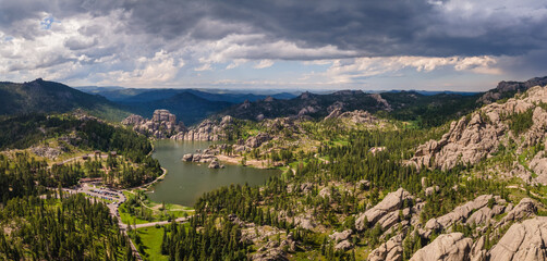 Sylvan Lake in Custer State Park - South Dakota