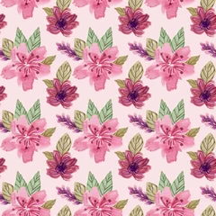 Rolgordijnen Spring Flower Seamless Pattern © Mutiah