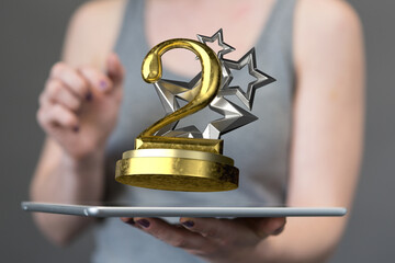 2 year anniversary or second prize