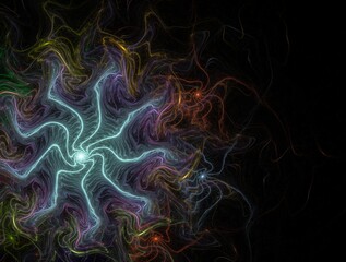 Imaginatory fractal background generated Image