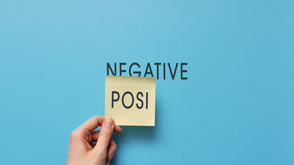Choosing between the negative and the positive in life
