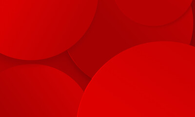 Circles red texture background. Simple modern design use for christmas and valentine day concept.