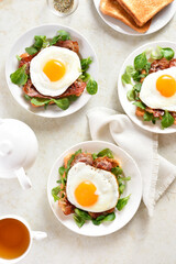 Open faced sandwiches