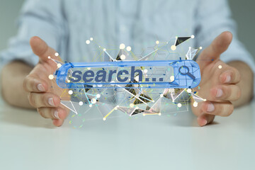 develop interface web application in hand