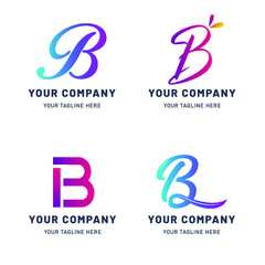 Collection of B Logo Template