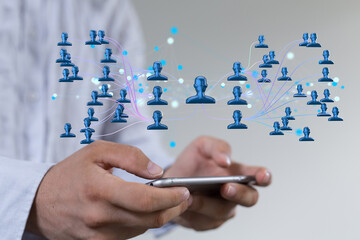 team hierarchy connection group digital
