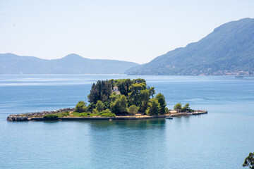 Pontikonisi island corfu grrece 