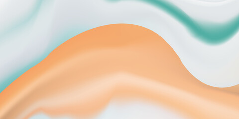 Abstract liquid background design, grey, orange and sea green paint color flow,
artistic fluid watercolor background for website, brochure, banner, poster.