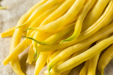 Raw Organic Yellow String Beans