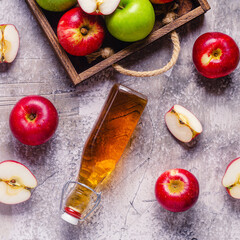 Apple cider vinegar or fermented fruit drink