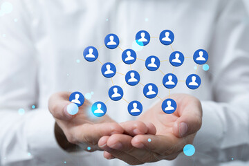 internet net and data digital concept teamwork.