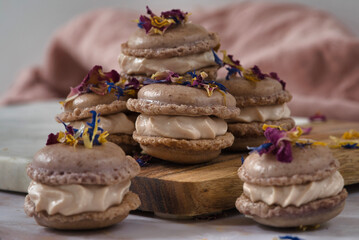 Date- Goat Cheese Macarons
