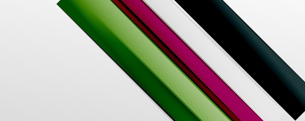 Color abstract lines trendy geometric background for business or technology presentation, internet poster or web brochure cover, wallpaper