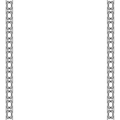 Flat ornament frame. Simple style company poster design background symbol. Logo design element. T-shirt printing. Vector for sticker.