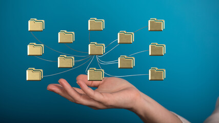 Cloud computing concept.Abstract cloud connection technology background.