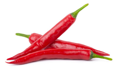 chili pepper isolated on a white background