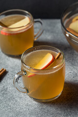 Refreshing Boozy Apple Cider Cocktail Punch