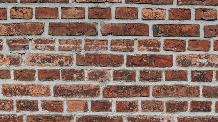 red brick wall, red bricks, red wall. red background