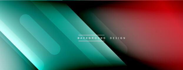 Dynamic lines abstract background. 3D shadow effects and fluid gradients. Modern overlapping forms