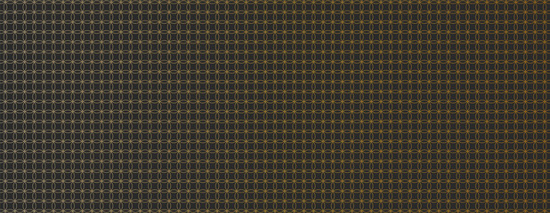 pattern with gold rounds on dark background	
