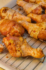 Marinating Raw Chicken Legs