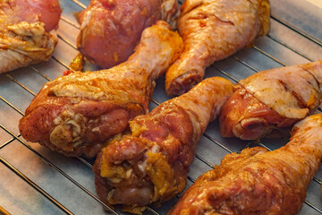 Marinating Raw Chicken Legs