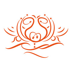 Vintage arabesque floral pattern. Arabic ornament - Vector