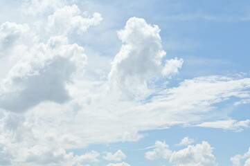blue nature white sky weather background