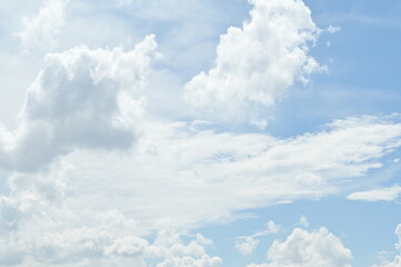 Naklejka na ściany i meble blue nature white sky weather background