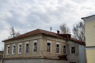 old city buildings in the center of Zaraysk 