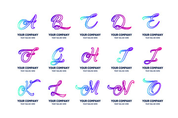 Collection of Doodle Logo Templates