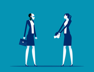 Take off your coworker's head and turn into a robot