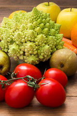 Fresh Mediterranean fruit and vegetables