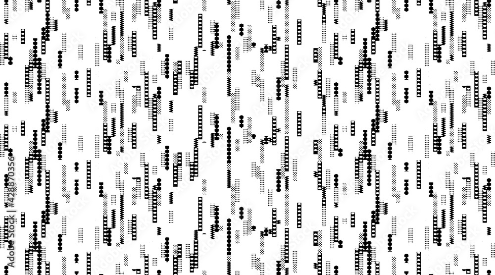 Aufkleber Slim lines texture. Parallel and intersecting lines abstract pattern. Abstract textured effect. Black isolated on white background.Vector illustration. EPS10.