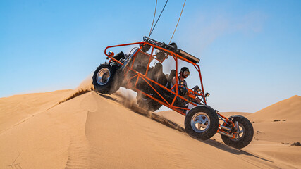 Dune Buggy In the Desert - Powered by Adobe